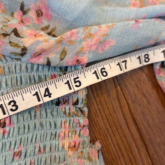 Hatch Blue Floral Midi Dress - Picture 8 of 13